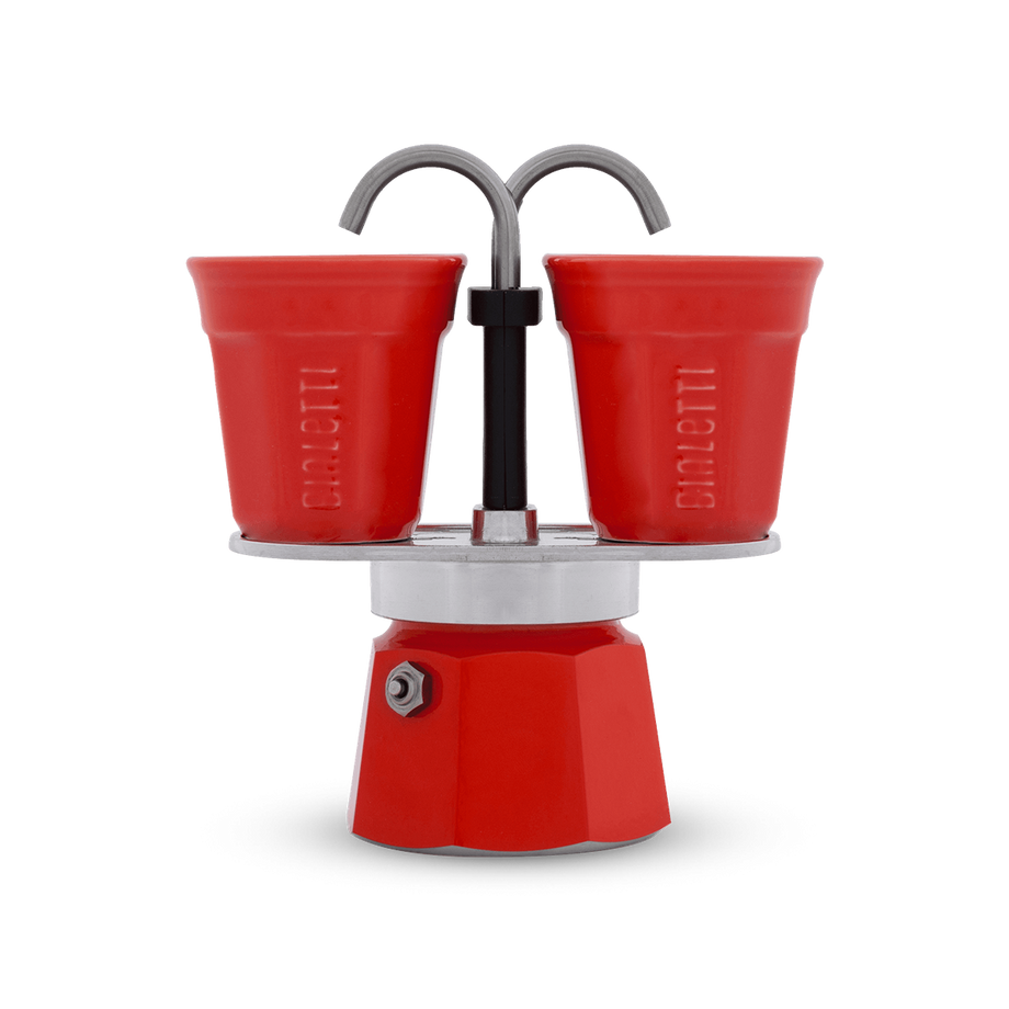 BIALETTI MINI EXPRESS 2 CUP RED GIFT SET – Algerian Coffee Stores